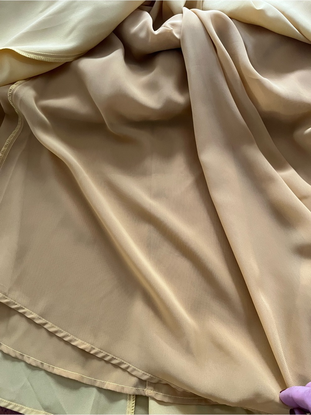 ELOQUII Studio Golden Mustard Ruffle Tie-Neck Dress | NWT | Size 20 - Picture 8 of 11